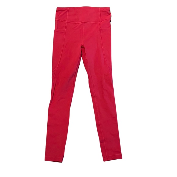 Athleta Other - Athleta Girl High Rise Stash Your Treasures red leggings excellent condition XS